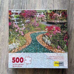 Concord Path Through Garden Puzzle. All pieces in box. Cross Posted